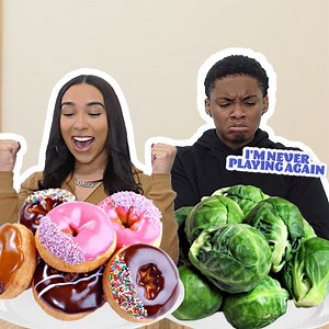 2.4M views · 10K reactions | Junk Food vs. Healthy Food *Grab Bag*  | Riss & Quan | Facebook
