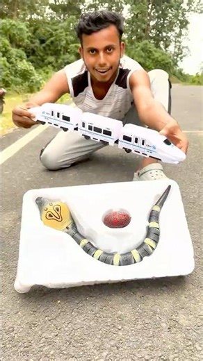 Rc Train Vs Rc Covra Snake Unboxing And Racing 😂🔥