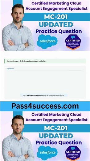 Account Engagement Specialist 2025 | MC-201 Free Practice MCQs #Salesforce