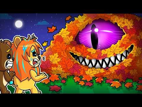 I Tried Cleaning All the Fallen Leaves at a House With a Scary Urban Legend in Roblox 【 Roblox 】