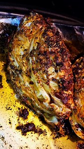 Roasted Cabbage Wedges in the oven with Flavor Spice Shack Ultimate Everything Seasoning, Garlic Herb Ghee Butter, topped with bacon crumble and Our Umami Drizzle.. Directions Coat with The Garlic Herb Ghee Butter , coat with seasoning and baked on °350 until tender sprinkle with bacon crumbs bake 15 more minutes, remove from over and Use our Umami Drizzle to top it off. #Recipe #Cooking #spices #cabbage #cookingtips #foodie | Alicia Stevenson