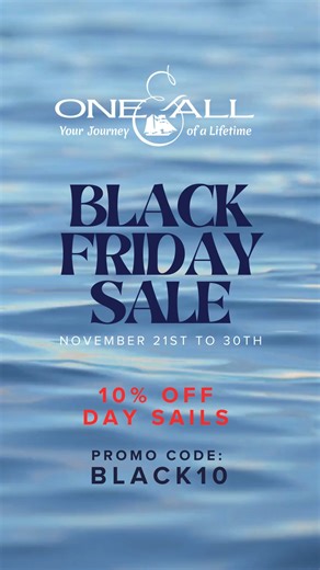 Set Sail! Black Friday Sale Redeem promo code BLACK10 for 10% off day sails. Sale on until Thursday 30 November 2023. Book today for any Day Sail Experience until 31 March 2024. Promo cannot be used for any existing bookings. #oneandall @followers | Friends of the One And All Sailing Ship Inc | Facebook