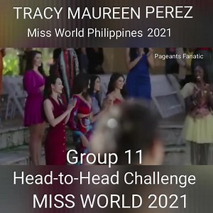 156K views · 2K reactions | #MissWorld 2021 UPDATE! Host: Puerto Rico / Finals: December 16th Watch our Miss World Philippines  TRACY MAUREEN PEREZ during the Head to Head Challenge Draw (Group 11) at Hyatt Regency Grand Reserve Puerto Rico. #TracyPerez #MWPhilippines2021 #TeamPhilippines2021 #PageantsFanatic | Pageants Fanatic | Facebook