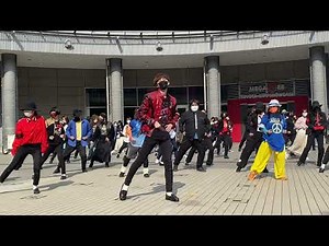 Thriller Flashmob performed by Michael Jackson fans in JAPAN (March 13th, 2022)
