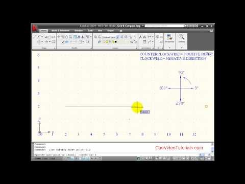 AutoCAD Tutorial - Using Direct Distance Entry