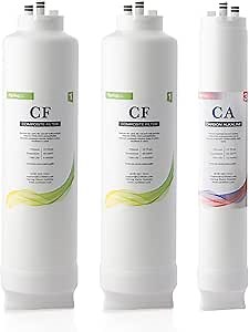 iSpring F3-RO500AK 1 Year Replacement Filter Pack for RO500 Series Tankless Reverse Osmosis Water Filtration System