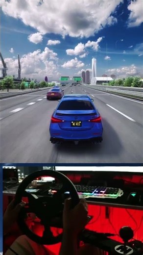 Mercedes c63 vs BMW m4 in Assetto Corsa #shorts #assettocorsa #mercedes #bmw