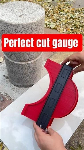"Perfect Cuts Every Time! Contour Gauge Demo | Tile Master Works 📐 #TileHacks"