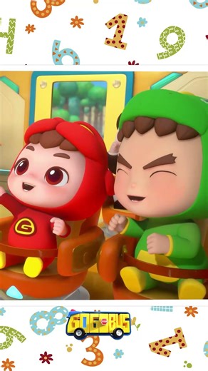 🚌GoGoBus Number Song | Sing 1-10 With GoGo! #shorts #kidssong #numbersong