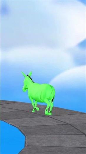 Donkey fountain Fun #3dfunnyanimation #cartoonanimals #animalsanimation