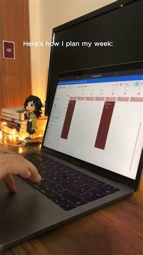 Building my aesthetic Google Calendar ✨🍒 #shorts #planning #study #aesthetic #fyp