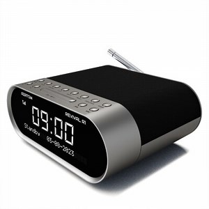 DAB  & FM Radio Alarm Clock Bluetooth USB charger - AZATOM Revival Silver(R)  | eBay UK