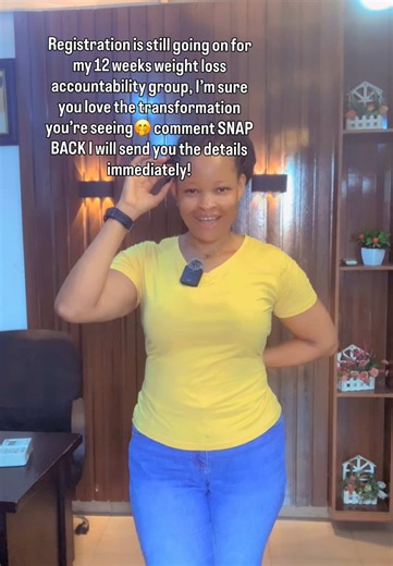 I’m sure you love the transformation you’re seeing🤭 Registration is still going on for my 12 weeks weight loss accountability group comment SNAP BACK I will send you the details immediately! #weightlossjourney #bodytransformation #snapbackchallenge #fitnessaccountability #graciousfitmumlifestyle