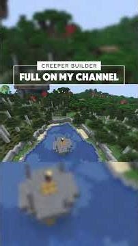 BUILD A MAP IN 100 DAYS P2🔥 - CREEPER BUILDER #minecraft #survival #creeperbuilder