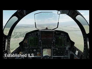 DCS: F15E - Basic/Simple ILS guide