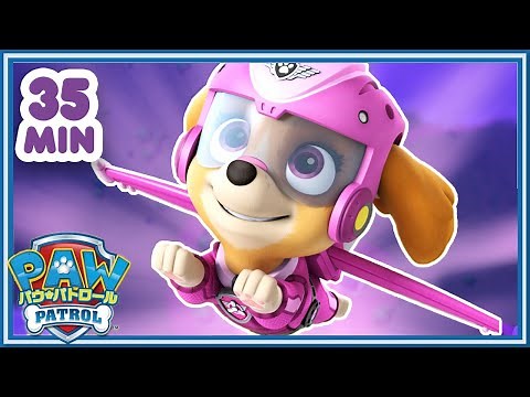 パウ・パトロール | スカイの名場面集３５分！| パウ・パトロール公式