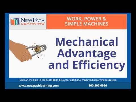 Work, Power & Simple Machines - Mechanical Advantage and Efficiency