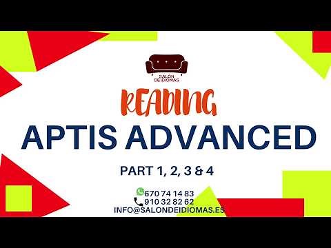 APTIS ADVANCED READING completo para practicar