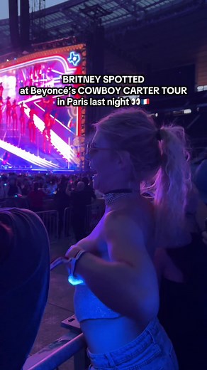 Britney Spotted at Beyoncé’s Cowboy Carter Tour