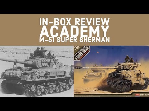 Academy 13254 M-51 IDF Medium Tank Super Sherman