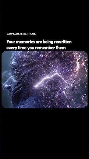 Your Brain Rewrites Memories Every Time You Recall Them 🧠 #psychology #neuroscience #brain