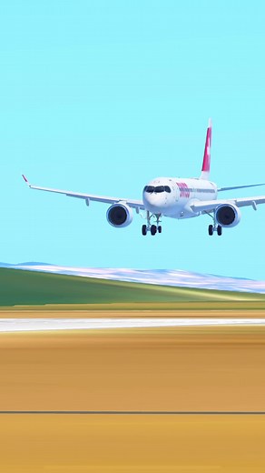 Swiss Airbus A220-300 Landing at Geneva: A Breathtaking Aviation Experience