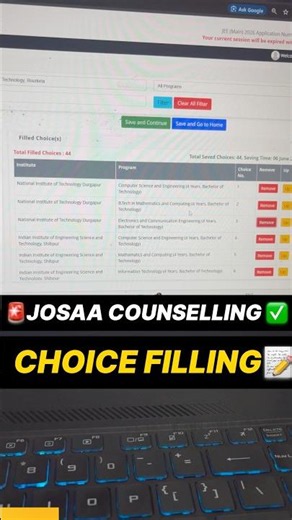🚨JOSAA CHOICE FILLING 2026✅ | JOSAA Counselling Procedure 2026 | Choice Filling Order JOSAA 2026