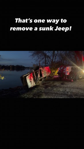 Sunk Jeep Found in lake! #tow #truck #jeep #carshow #wreck | Adam Brown Adventures