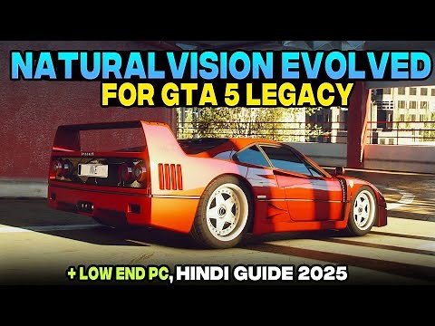 How To Install NaturalVision Evolved Graphics Mod in GTA 5 Legacy | NVE Installation Guide 2025