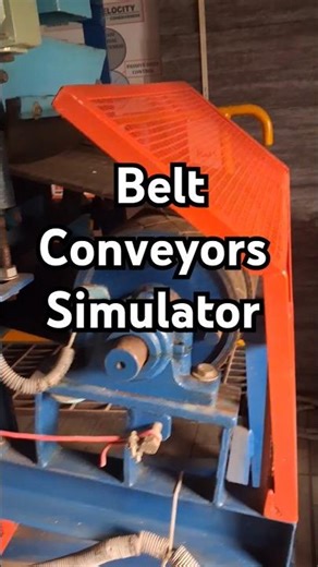 Belt Conveyors Simulator by DTech #shorts #short #reels #steel #technology #highlights #engineering
