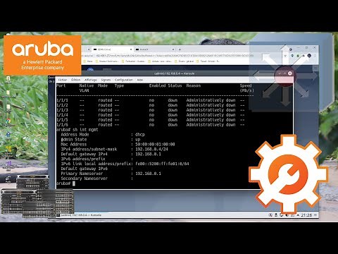 Configuration de base d'un switch ArubaCX - lien avec Cisco Nexus