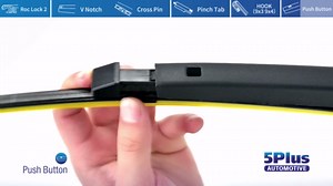 5 PLUS® Silicone Windshield Wipers Replacement for 2016 2017 2018 2019 2020 2021 2022 2023 Toyota CHR Wiper Blades(Set of 3),Automotive Replacement Windshield Wiper Blades For My Car-26"/16"/14"