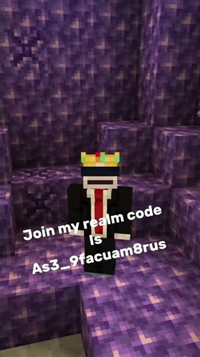 Join my realm the code is As3_9facuam8rus invite your friends #minecraft