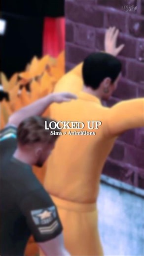 Locked Up Animation Collection 🚔🚨 #sims #sims4shorts #sims4animation #sims4 #sims4storytelling