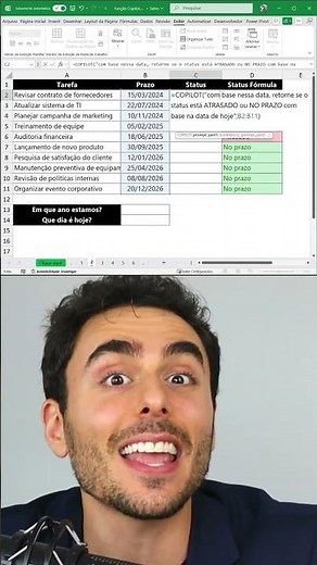 Excel + Copilot = Tasks solved AUTOMATICALLY! 🤯 #excel #copilot #tips #exceltips