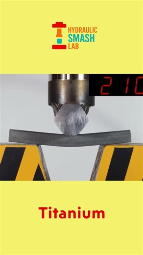 HYDRAULIC PRESS VS VERY DURABLE MATERIALS | Steel VS Titanium vs Rails
