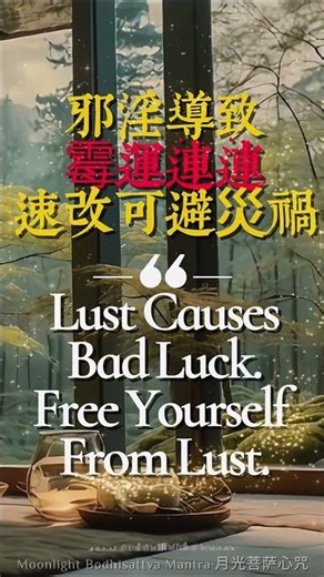 霉運連連【Moonlight Bodhisattva Mantra月光菩萨心咒】1H🌿Break free from lust 戒除邪淫习气｜翻转贫贱潦倒的一生 #healingmantra