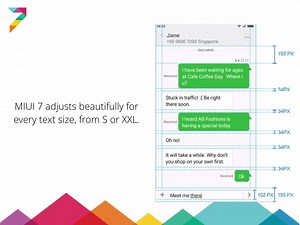 #MIUI7 adjusts beautifully for every text size from S to XXL. Works for all system and popular 3rd party apps! What text size are you using on your phone? | Xiaomi