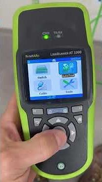 NetAlly LinkRunner AT1000, one of our most used tools.