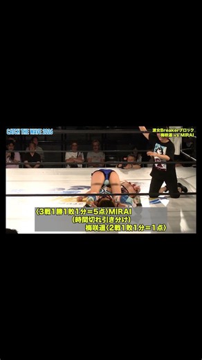 2026.6.1新宿大会 CTW26 梅咲遥 vs MIRAI