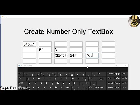 How to Create Numbers Only TextBox in C#