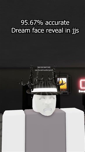 Dream face reveal in Jujutsu Shenanigans #roblox #dream #meme #jujutsushenanigans #jjs #robloxtroll