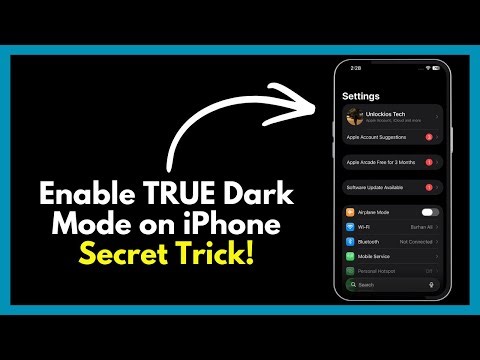 How To Enable SUPER DARK Mode on iPhone! (Hidden Settings)