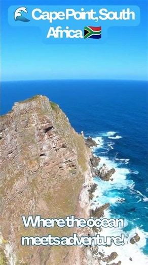 🌊 Cape Point, South Africa 🇿🇦 #travel #CapePoint #CapeTown #TravelShorts #YouTubeShorts