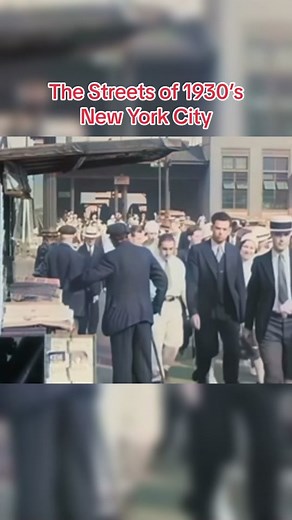 Get a glimpse back in time to the streets of New York City in the 1930’s. This restored and colorized footage features a newsstand as crowds of well dressed people pass by. Video credit: Nass_0 Youtube #history #historytok #newyorkcity #alookbackintime #colorizedhistory #newyork #1930s #historicalfashion #1930sfashion #historybuff #historical