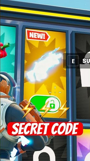 HOW TO GET SUPERCHARGE SMG SECRET CODE in FORTNITE 1v1 with every gun