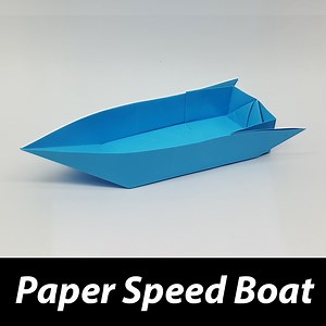 Paper Speed Boat Making Instruction. Amazing Origami Boats Tutorial for Kids. | Colors Paper