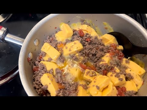 Easy Rotel Dip Recipe | Football 🏈 Snack | With Ground Beef