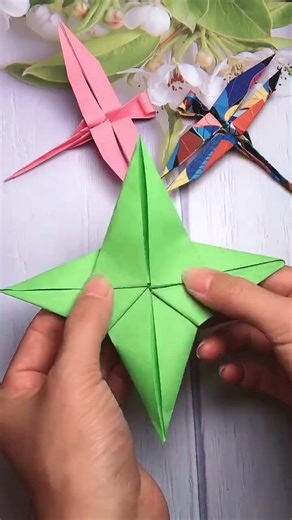 # Kagaj se Dragonfly kaise banaye? ✨ Beautiful Origami Paper Craft Ideas # shorts # craft