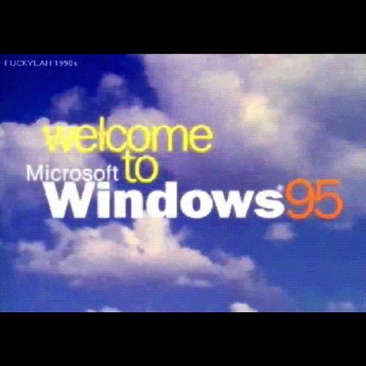 Windows 95 startup sound (slowed version)